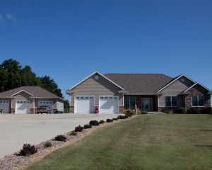 Custom Home & Garage